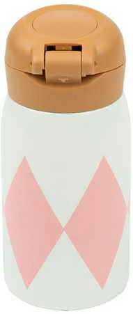 Luxkids Aps Vaikiška termo gertuvė FABELAB Harlekin Rose 320 ml