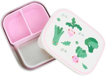 The Cotton Cloud - Nerūdijančio plieno pietų dėžutė - Veggie Pals