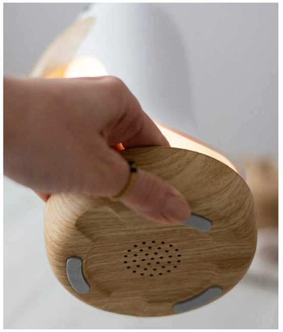 Rabbit Friends Vaikiška naktinė lempa Pufinas, Rabbit&Friends, balta