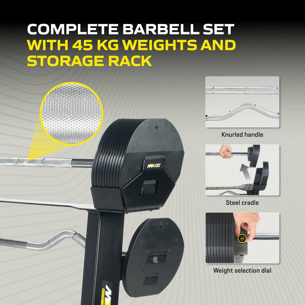 None MX Select MX100 Barbell System & Stand