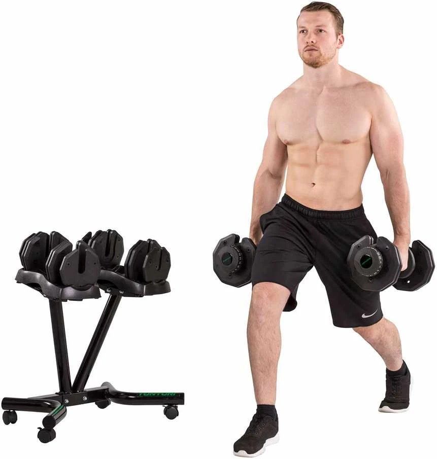 Reguliuojamo svorio svarmenų rinkinys Tunturi Selector, 25 kg