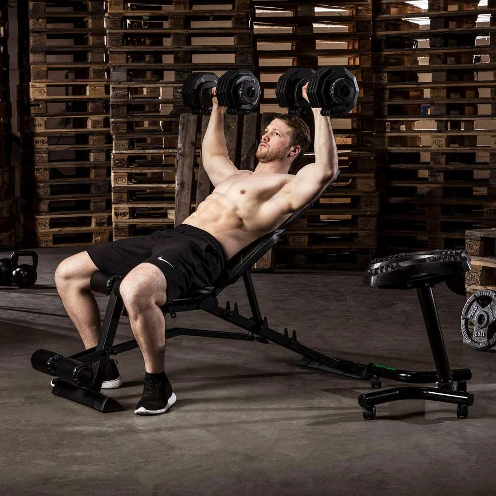 Reguliuojamo svorio svarmenų rinkinys Tunturi Selector, 25 kg