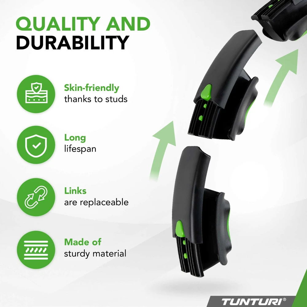 Reguliuojamas lankas Tunturi Smart Adjustable Hula Hoop, Incl. Ekranas