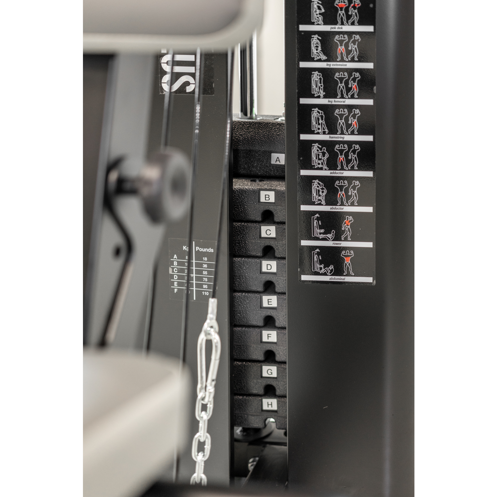 None BH FITNESS Multigym Plus Juodas