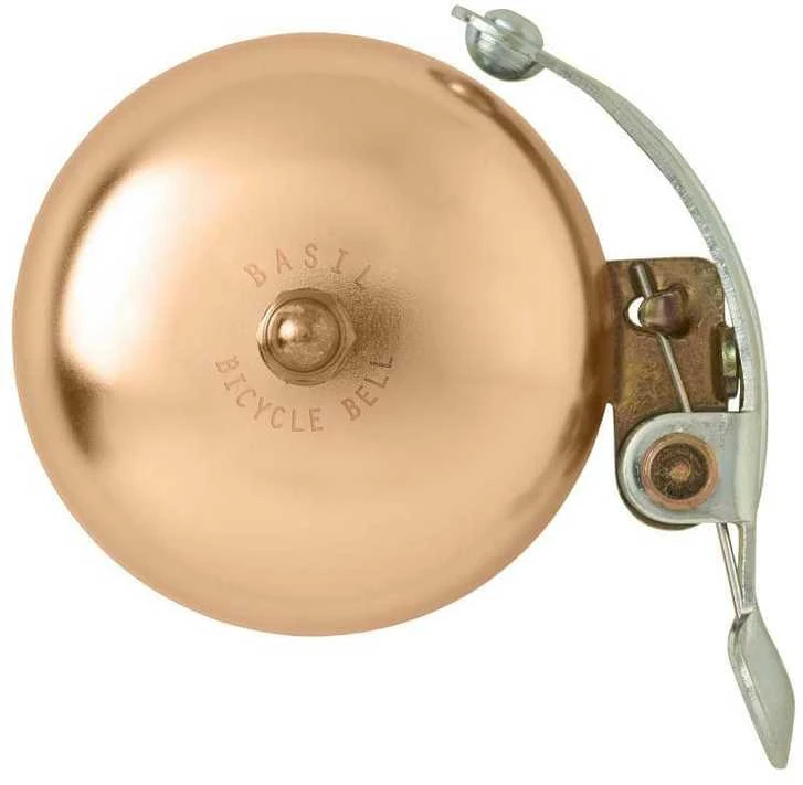 Basil PORTLAND BELL BRASS dviračio varpas 55mm, klasikinis, alu rožė (BAS-50422)