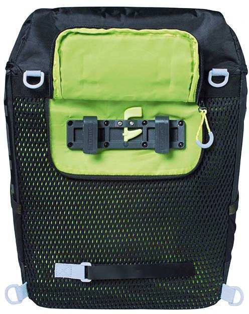 Basil Single Travel Pouch / BASIL MILES DAYPACK 14L kuprinė, tvirtinimas kabliu, vandeniui atsparus poliesteris, juodas (NAUJAS) - (BAS-17750)