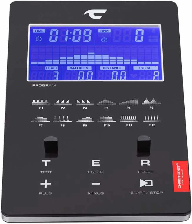 Exercise Bike CHRISTOPEIT ET 6, juodas