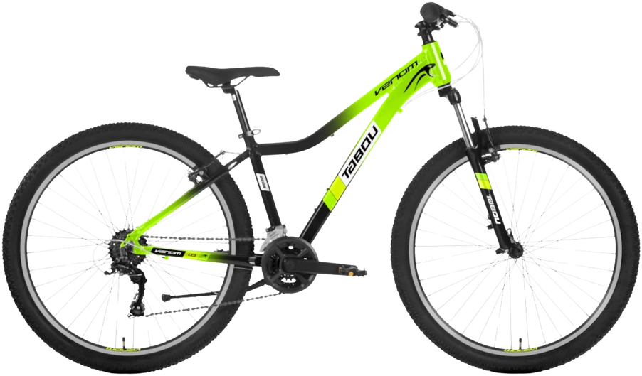 None Bicycle TABOU Venom 1.0, 27.5" 17" M, žalias-juodas