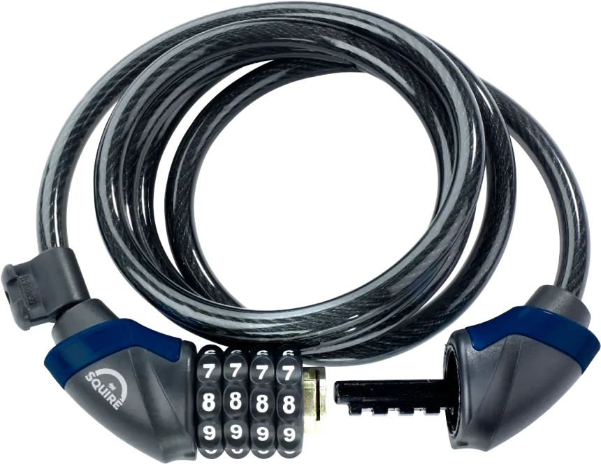 None Cable lock SQUIRE Kilda Combi 10/1800, with code