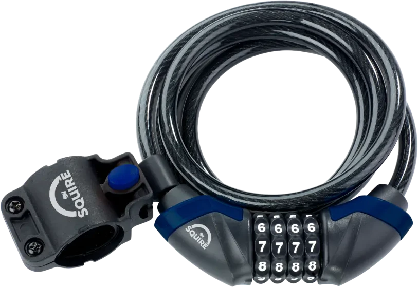 None Cable lock SQUIRE Kilda Combi 10/1800, with code