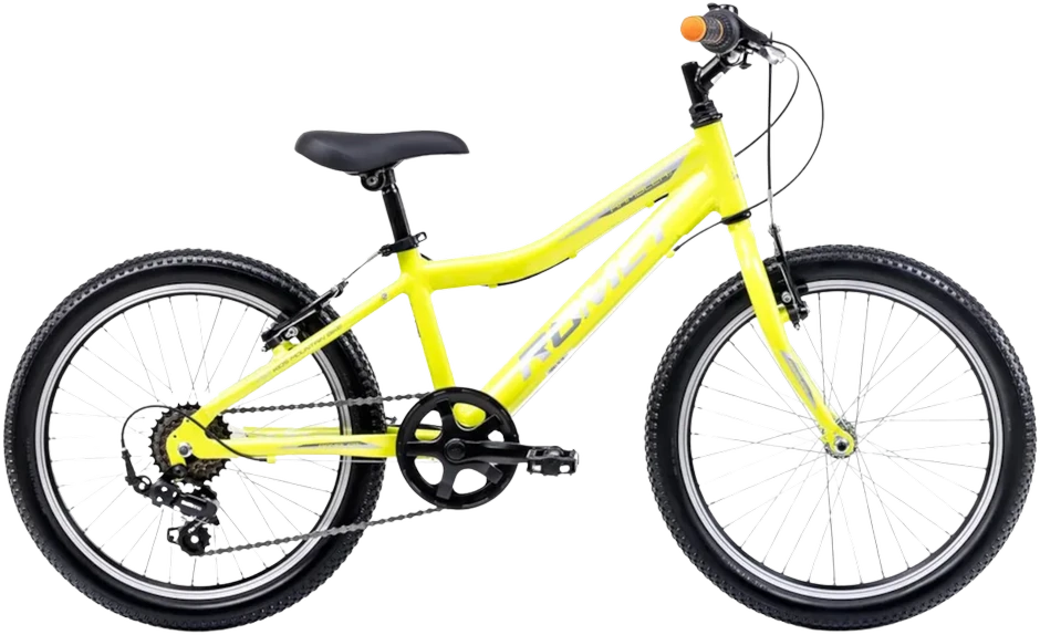 Dviratis Romet Rambler 20 KID 1 2025 lemon-pilkas