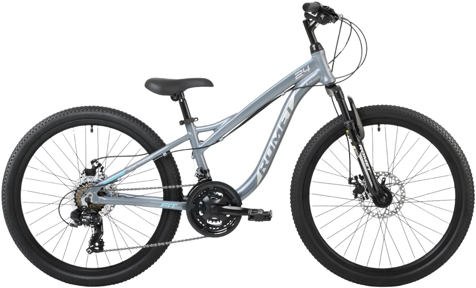 Dviratis Romet Rambler FIT 24 2025 graphite-turquoise