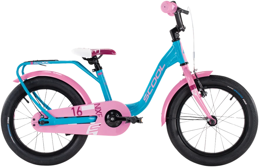 None Dviratis S'COOL niXe 16" 1-speed coaster-brake Aliuminio ocean-pink