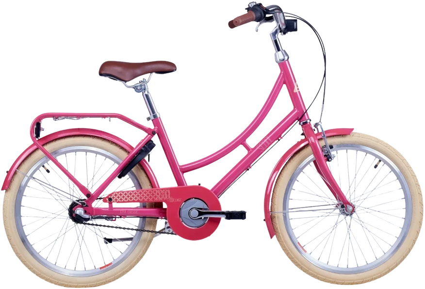 None Vaikiškas dviratis S'COOL chiX Classic, 20" uogų/rusvai geltonas