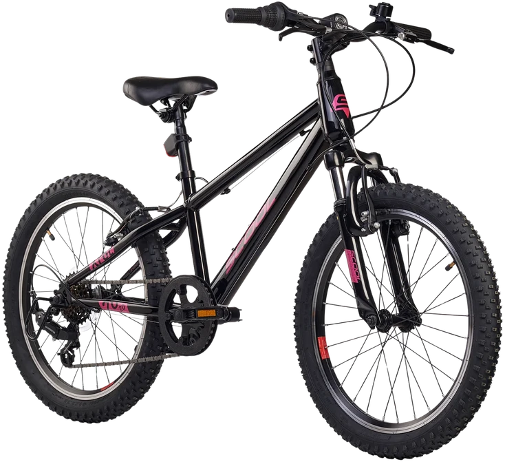 None Vaikiškas dviratis S'COOL Xroc, 20" oksiduotas/rožinis