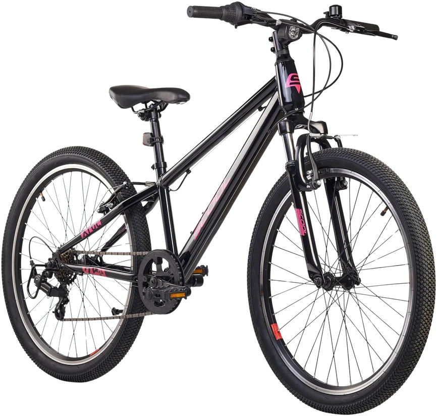 None Vaikiškas dviratis S'COOL Xroc, 24" oksiduotas/rožinis