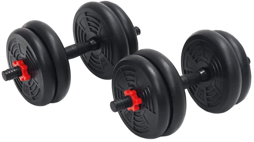 None Dumbbell and barbell set CHRISTOPEIT 2-in-1 Dumbbell Set 15kg
