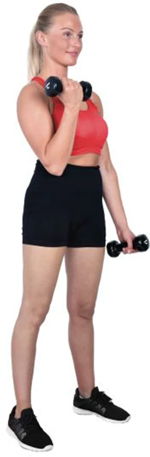 CHRISTOPEIT SPORT vinilo hanteles - Beauty Bells 2x4kg (paryžius)