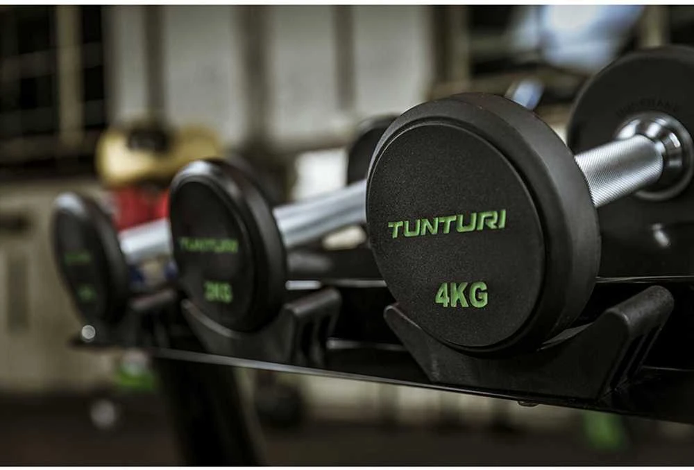 Hantelių komplektas Tunturi PRO 2-12kg
