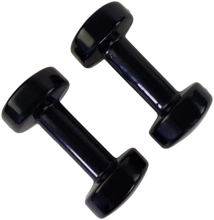 Viniliniai hanteliai TUNTURI 2x 0,5-5kg (Svoris: 2 x 5kg)