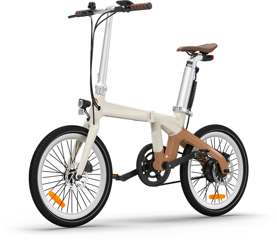 Electric bicycle ADO A20 Carbon, Amble Latte