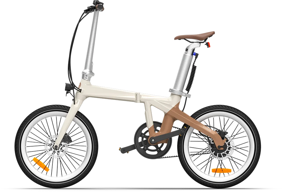 Electric bicycle ADO A20 Carbon, Amble Latte