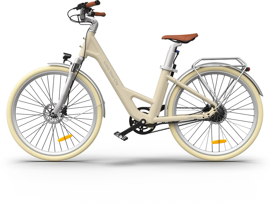 Electric bicycle ADO Air 28 PRO, Light Geltona