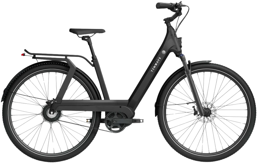 None Dviratis 28" elektrinis Tenways AGO T 250Wh unisex juodas 48cm one size