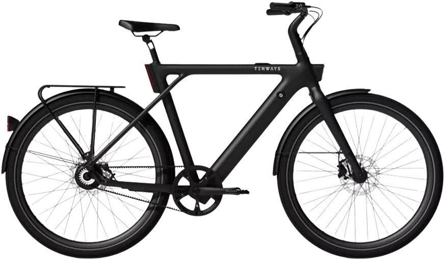 Dviratis 28" elektrinis Tenways CGO009 250Wh vyr. juodas