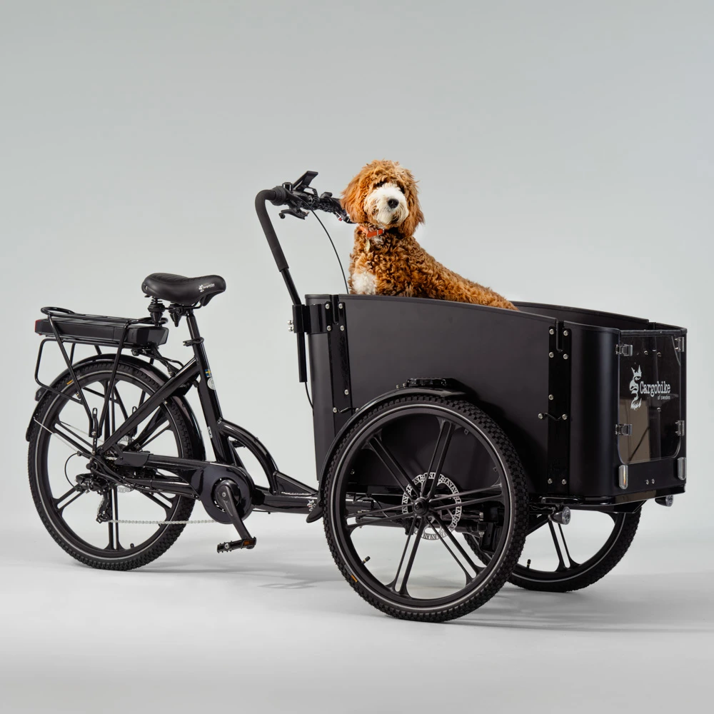 Electric cargo bike CARGOBIKE of SWEDEN Flex Dog