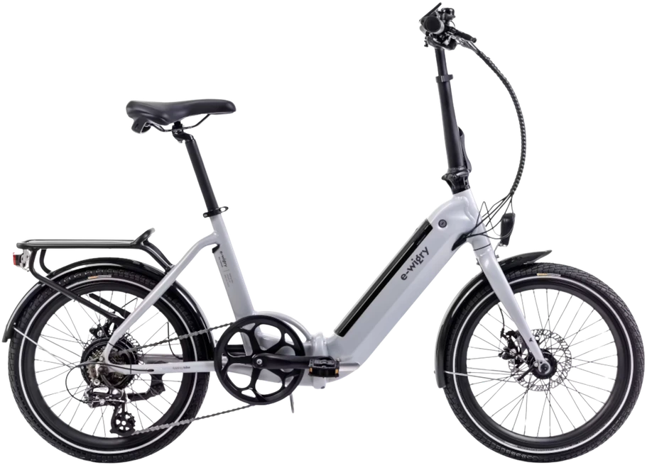 None Sulankstomas elektrinis dviratis ROMET E-Wigry 1.0, sidabrinis