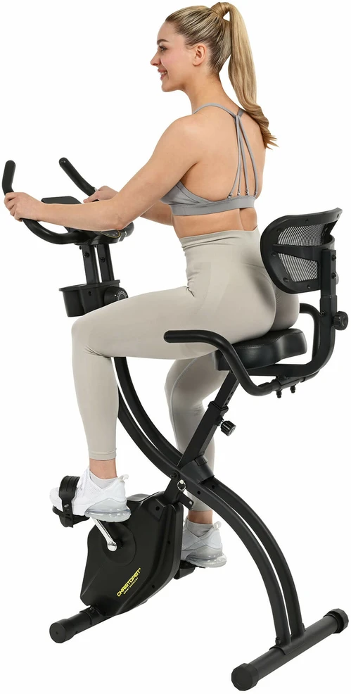 None Folding exercise bike CHRISTOPEIT S-Bike Velo Fit, juodas