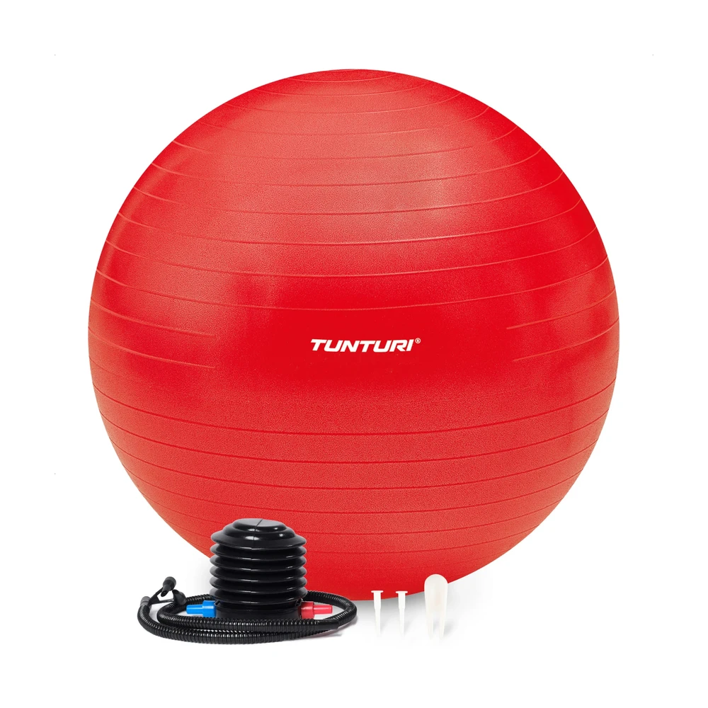 Gimnastikos kamuolys Tunturi 65 cm, raudonas