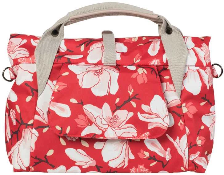 Bazilikas BASIL vairo rankinė MAGNOLIA CITY BAG 7L vandeniui atspari poliesterio aguonų raudona