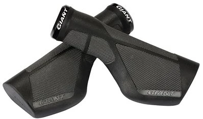None Rankenos GIANT ERGO MAX LOCKON GRIP Juodas/Pilkas, juodos