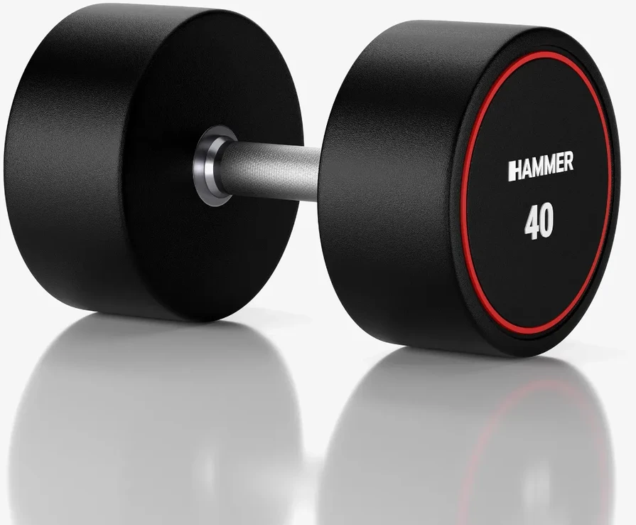 None HAMMER kompaktiškas hantelis PU 7,5kg