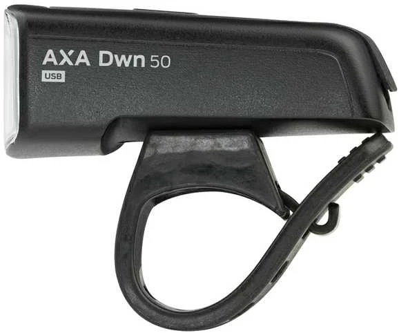 None AXA priekinis žibintas DWN 50 USB juodas