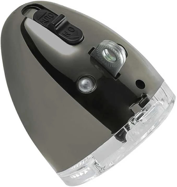 None Priekinis žibintas AXA LUX 606 AUTO 15 TAMSI CHROME 60CM