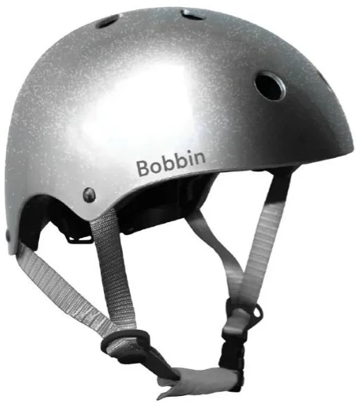 Helmet BOBBIN Disco, sidabrinis