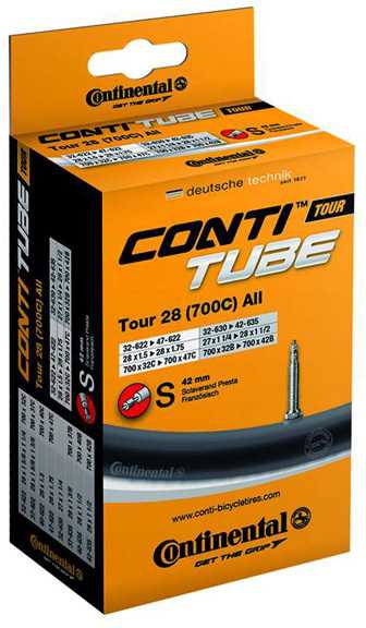 Continental 28 Slim Presta valve 28/37-609/642 dviračio kamera