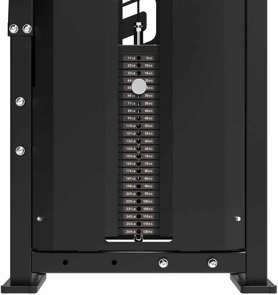 Jėgos staklės TUNTURI Platinum Dual Lat Pulldown / Low row Selectorized V-series