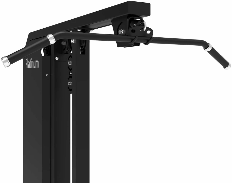 Jėgos staklės TUNTURI Platinum Dual Lat Pulldown / Low row Selectorized V-series