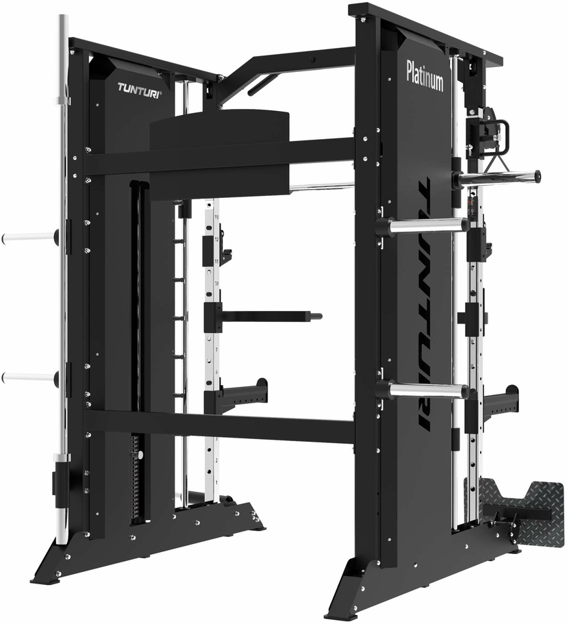 Jėgos staklės TUNTURI Platinum Full Smith / Functional trainer Selectorized V-series