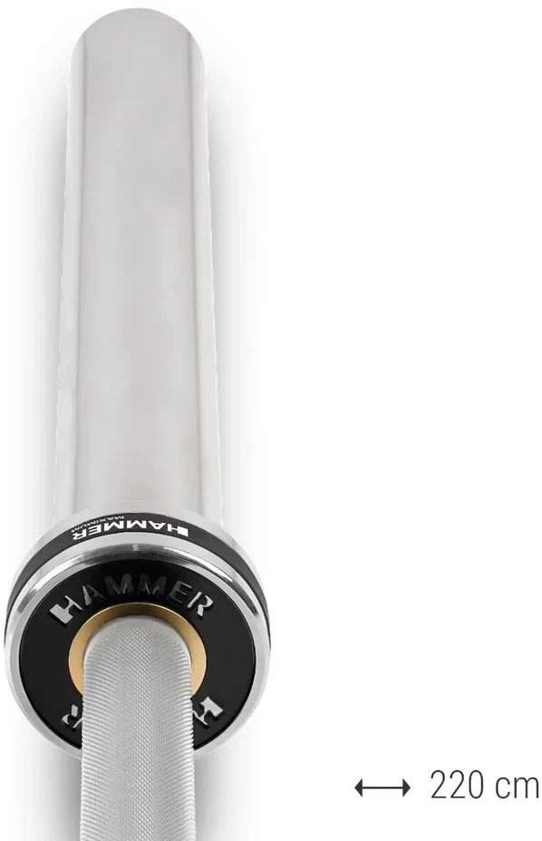 Lifting bar HAMMER Maximum PRO 800kg, 220cm, 50mm