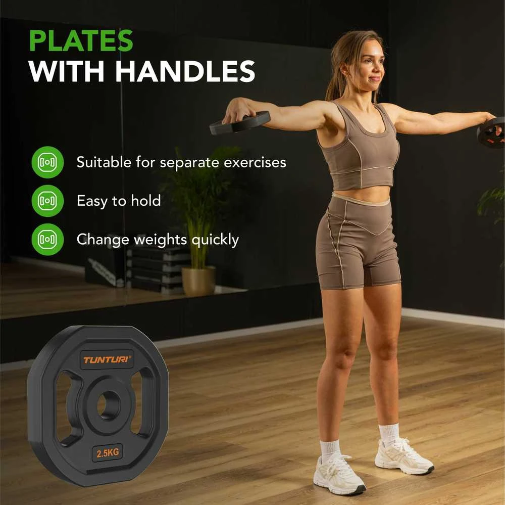 Kūno pompų rinkinys Tunturi Pro aerobinis pompų rinkinys, 20 kg, TPU
