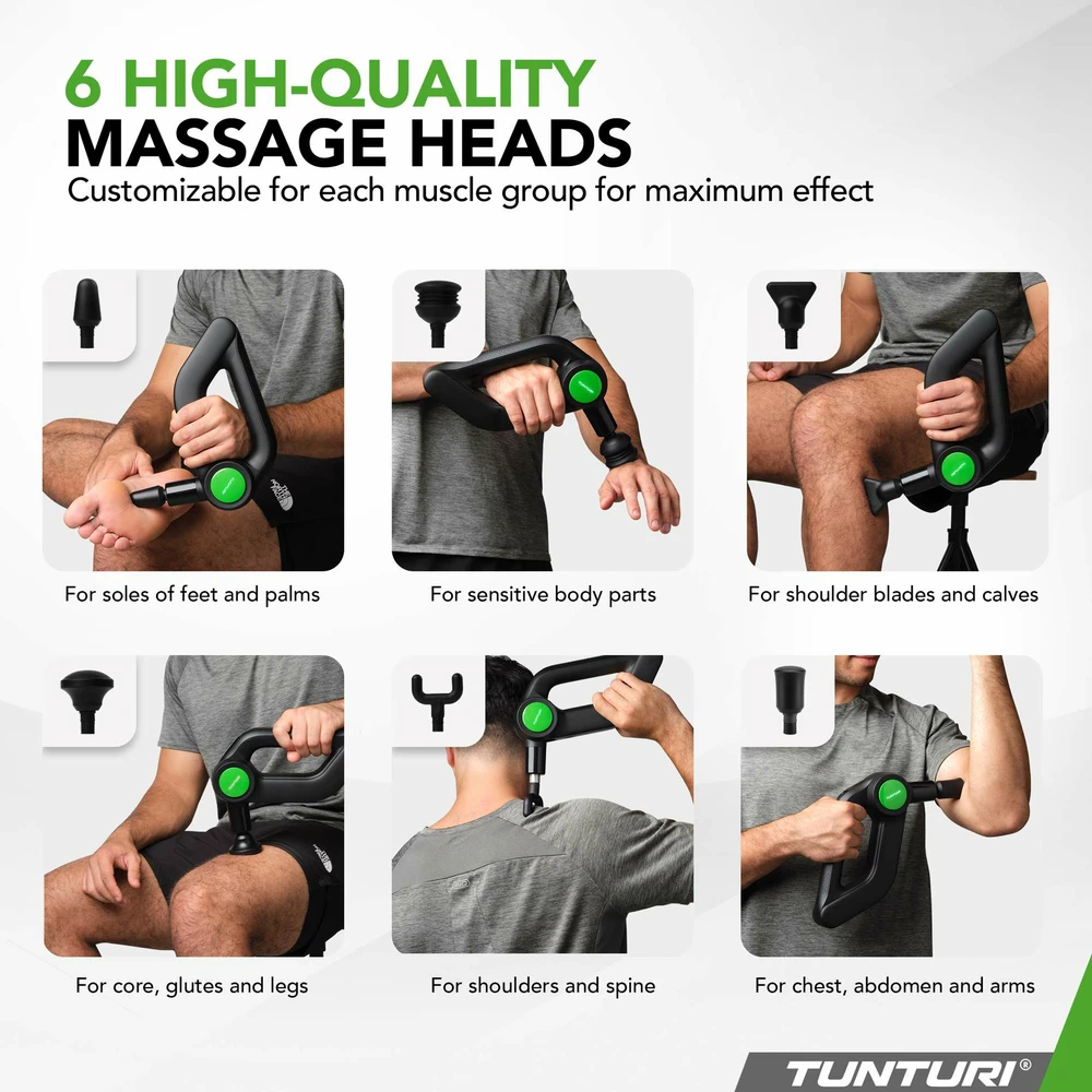 Masažuoklis Tunturi MG70 Massage Gun Pro