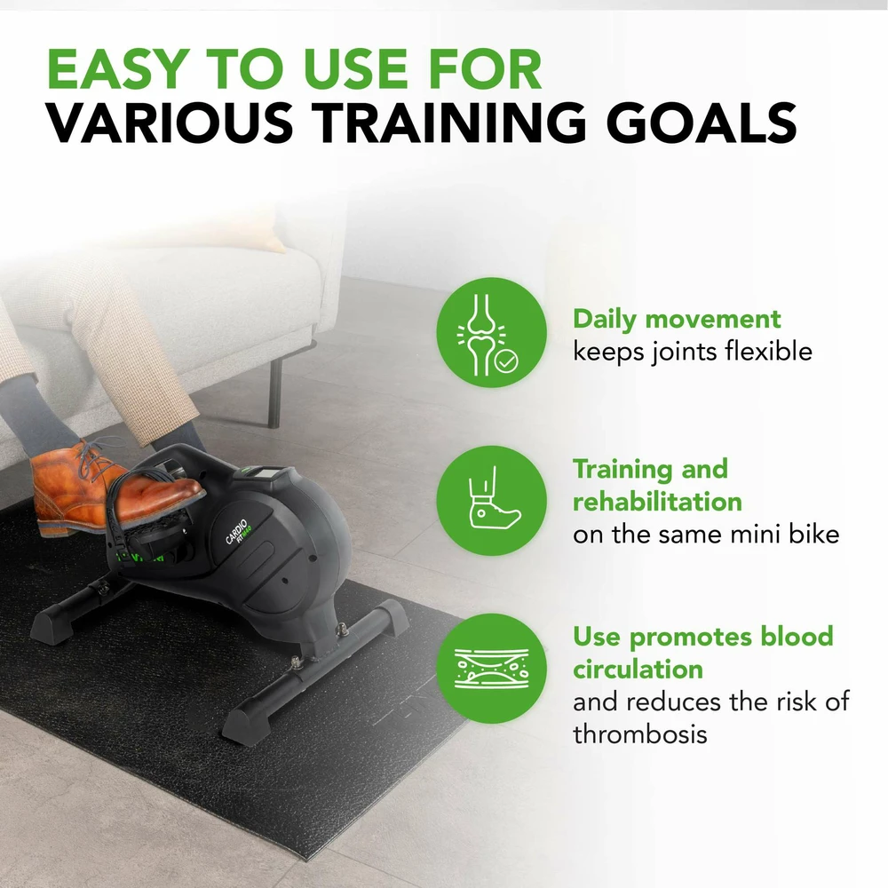 Dviratis treniruoklis Tunturi Cardio Fit M40 Minibike Magnetic + App