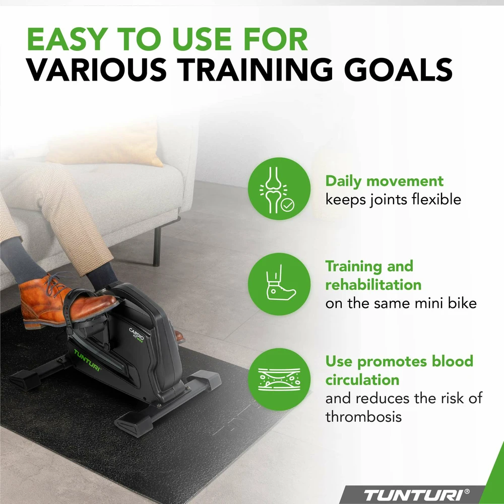 Dviratis treniruoklis Tunturi Cardio Fit M45 Minibike Magnetic + App