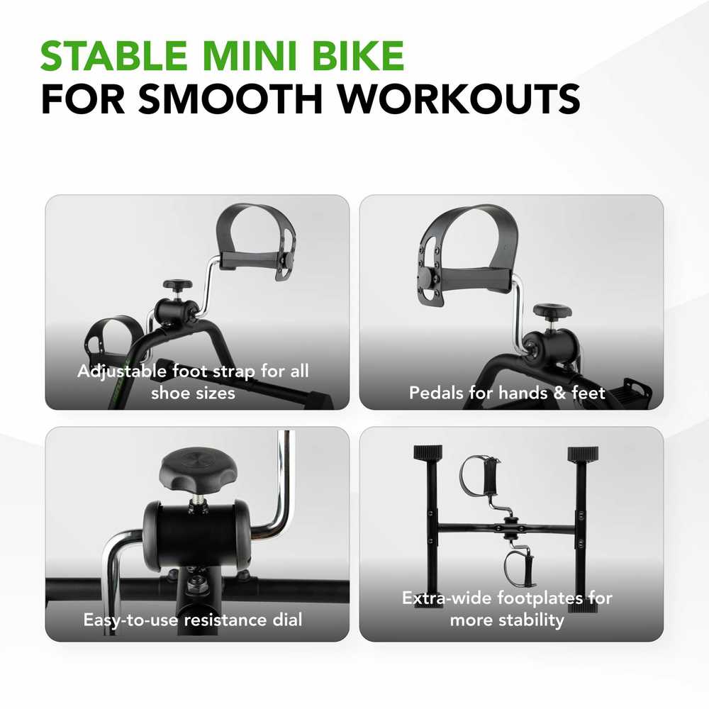 None Dviratis treniruoklis Tunturi Mini Bike Basic, Juodas