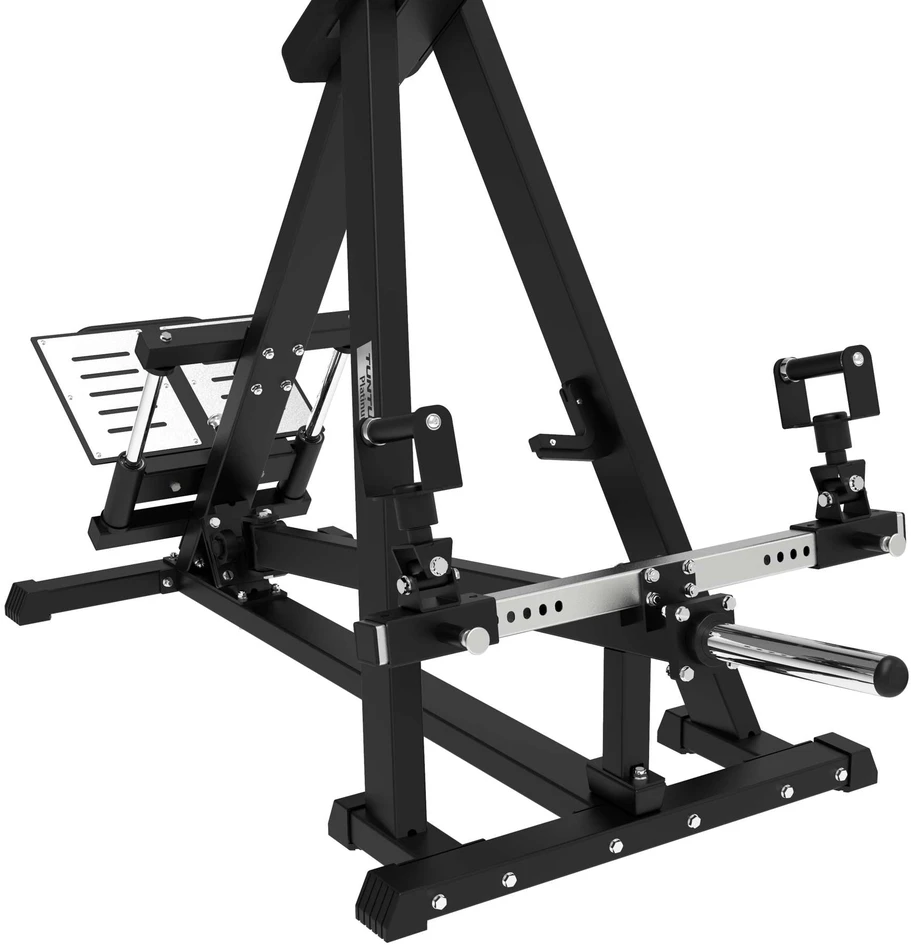 Jėgos staklės TUNTURI Platinum Adjustable T-bar Row Plate loaded V-series